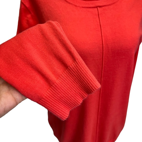 Conrad C Orange Round Neck Long Sleeve Sweater Size L - Picture 6 of 10